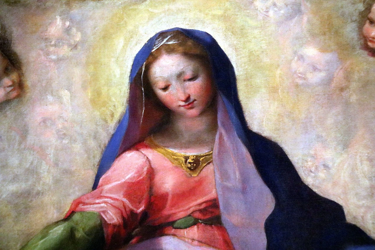 Immacolata Concezione - dettaglio, Galleria Nazionale delle Marche, Barocci Federico